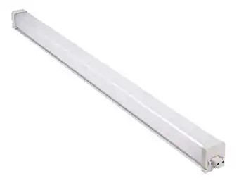 Bricomarché Réglette Led Carrée Connectable 18w - 1,20m -1500lm - 4000k - Ip54 offre