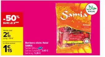 Carrefour Bonbons sticks Halal offre