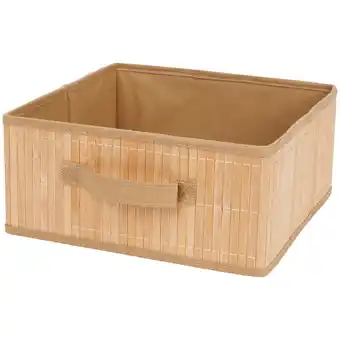 Action Action Panier de rangement en bambou offre