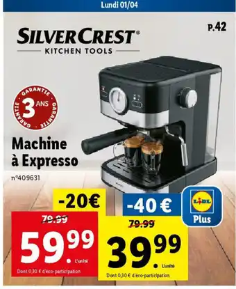 Lidl Machine à Expresso offre