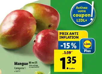 Lidl Mangue offre