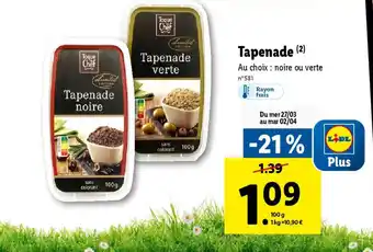Lidl Tapenade (2) offre
