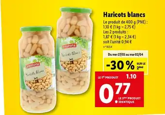 Lidl Haricots blancs offre