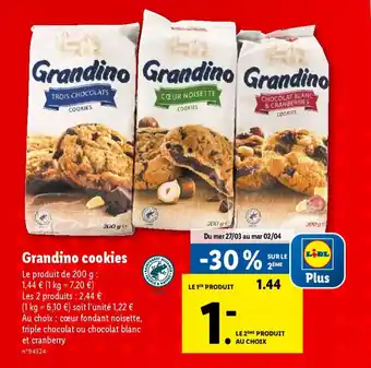 Lidl Grandino cookies offre