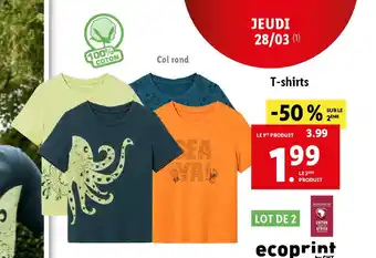 Lidl T-shirts offre