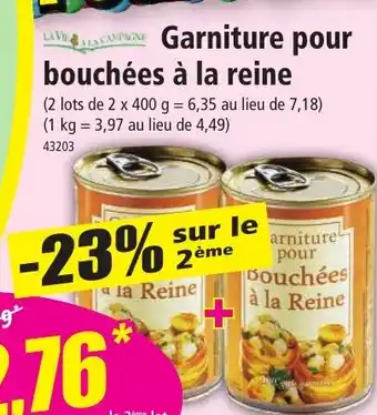 Norma Garniture pour bouchées à la reine offre