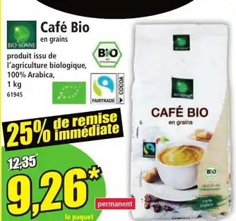 Norma Café Bio en grains offre