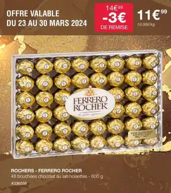 Costco ROCHERS - FERRERO ROCHER offre