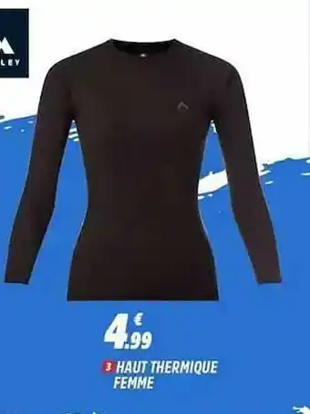 Intersport Haut Thermique Femme offre