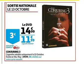 Auchan Le Dvd Conjuring 3 offre
