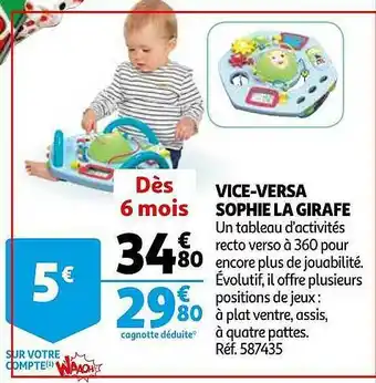 Vice-versa Sophie La Girafe