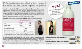 Teleshopping Turbo Svelt 500 Ml 28j Réf. C83321 Turbo Svelt 500 Ml 28j X2 Réf. C83320 offre