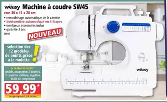 Machine à coudre SW45