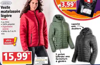 Norma Veste matelassée légère offre