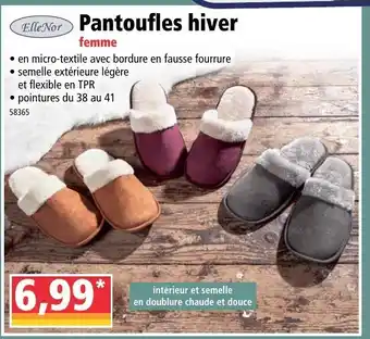 Norma Pantoufles hiver offre