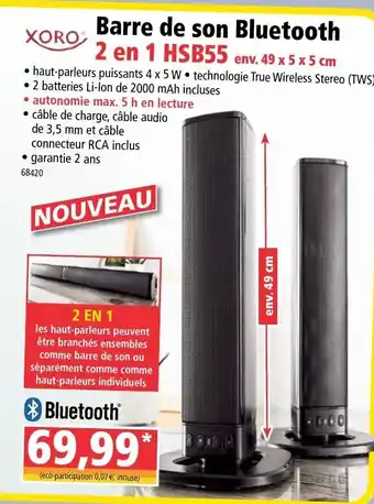 Norma Barre de son bluetooth offre