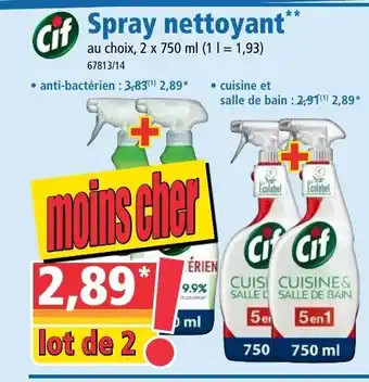 Norma Spray nettoyant offre