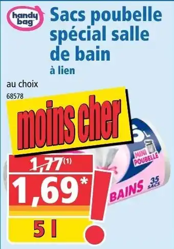 Norma Sacs poubelle spécial salle de bain offre