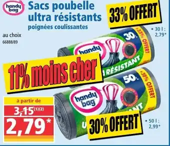 Norma Sacs poubelle ultra résistants offre