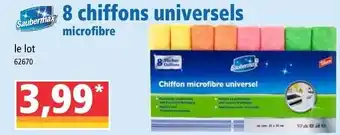 Norma 8 Chiffons universels offre