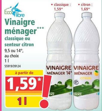 Norma Vinaigre ménager offre