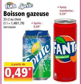 Boisson gazeuse