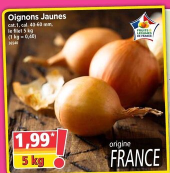 Norma Oignons jaunes offre