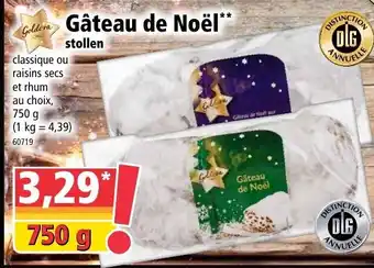 Norma Gâteau de noël offre