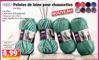 Norma Pelotes de laine pour chaussettes offre