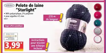 Norma Pelote de lain "starlight" offre