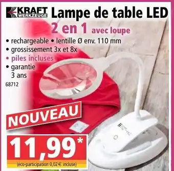 Norma Lampe de table LED offre