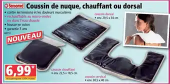 Norma Coussin de nuque, chauffant ou dordal offre