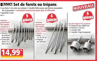 Norma Set de forets ou trépans offre