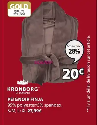 JYSK Peignoir finja offre