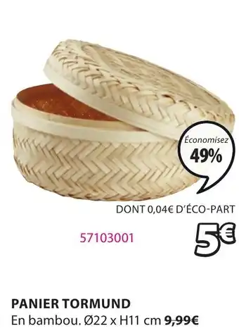JYSK Panier tormund offre
