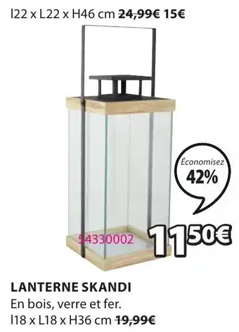 JYSK Lanterne skandi offre