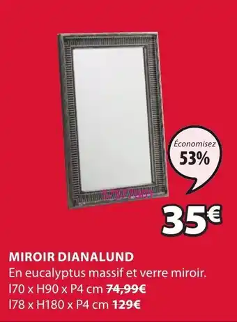 JYSK Miroir dianalund offre