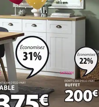 JYSK Buffet markskel offre