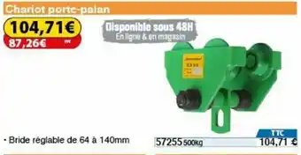 Chariot porte-palan