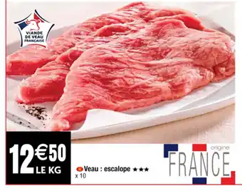 Cora x Carrefour Veau : escalope offre