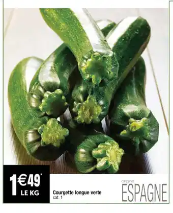Cora x Carrefour Courgette longue verte offre