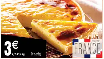 Cora x Carrefour Tarte au flan offre