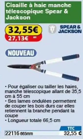 Cisaille à Haie Manche