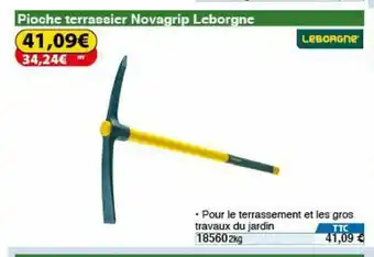 Pioche Terrassier Novagrip Leborgne