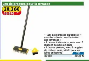 Jeu De Brosses Pour La Terrasse