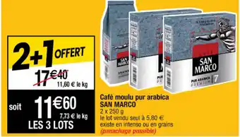 Cora x Carrefour Café moulu pur arabica offre