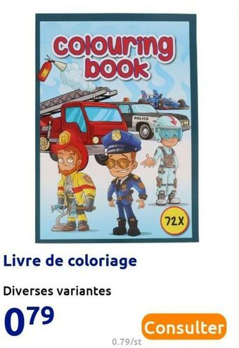 Action Livre de coloriage offre
