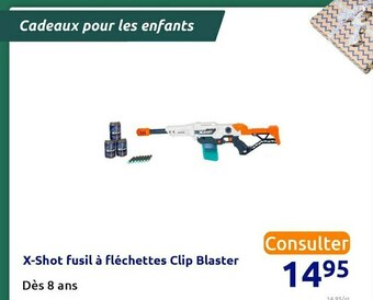 X-shot fusil à fléchettes