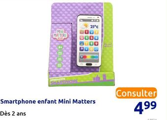 Mini matters smartphone enfant