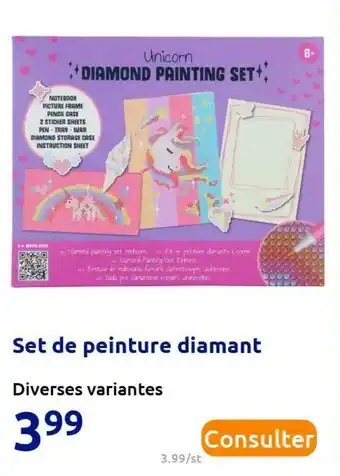Action Set de peinture diamant offre